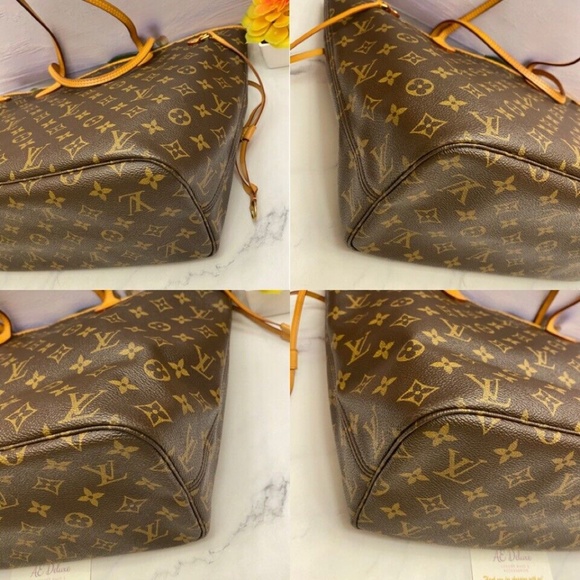 ❤️🩹SOLD❤️🩹 Louis Vuitton Neverfull MM Monogram Pivoine Shoulder Tote (AR2126) - Picture 7 of 15